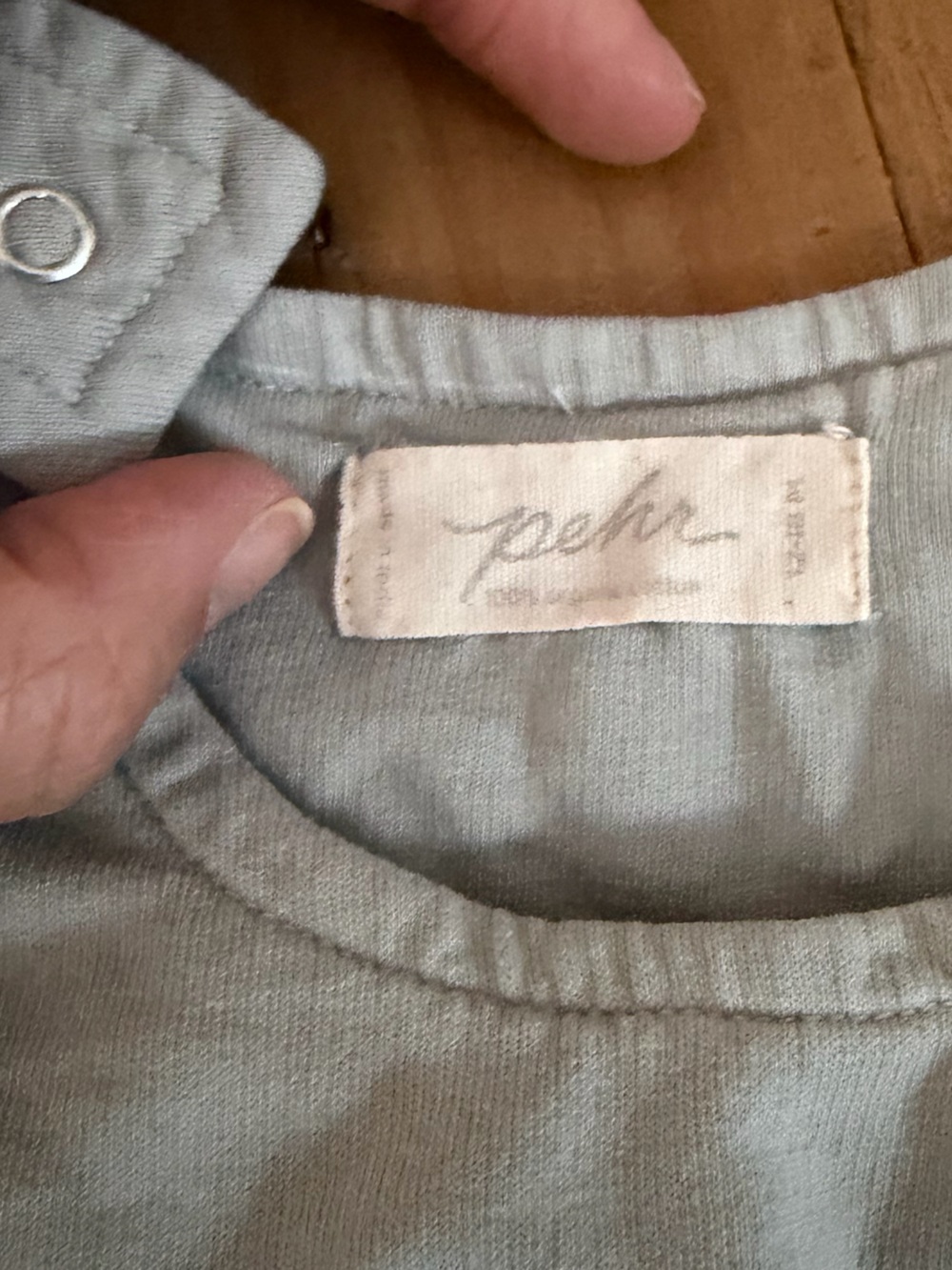 Pehr boys’ Light Sage Cotton overalls